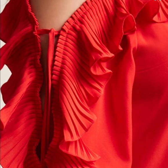 ✨Open-Shoulder Ruffle Dress✨ - Picture 4 of 5